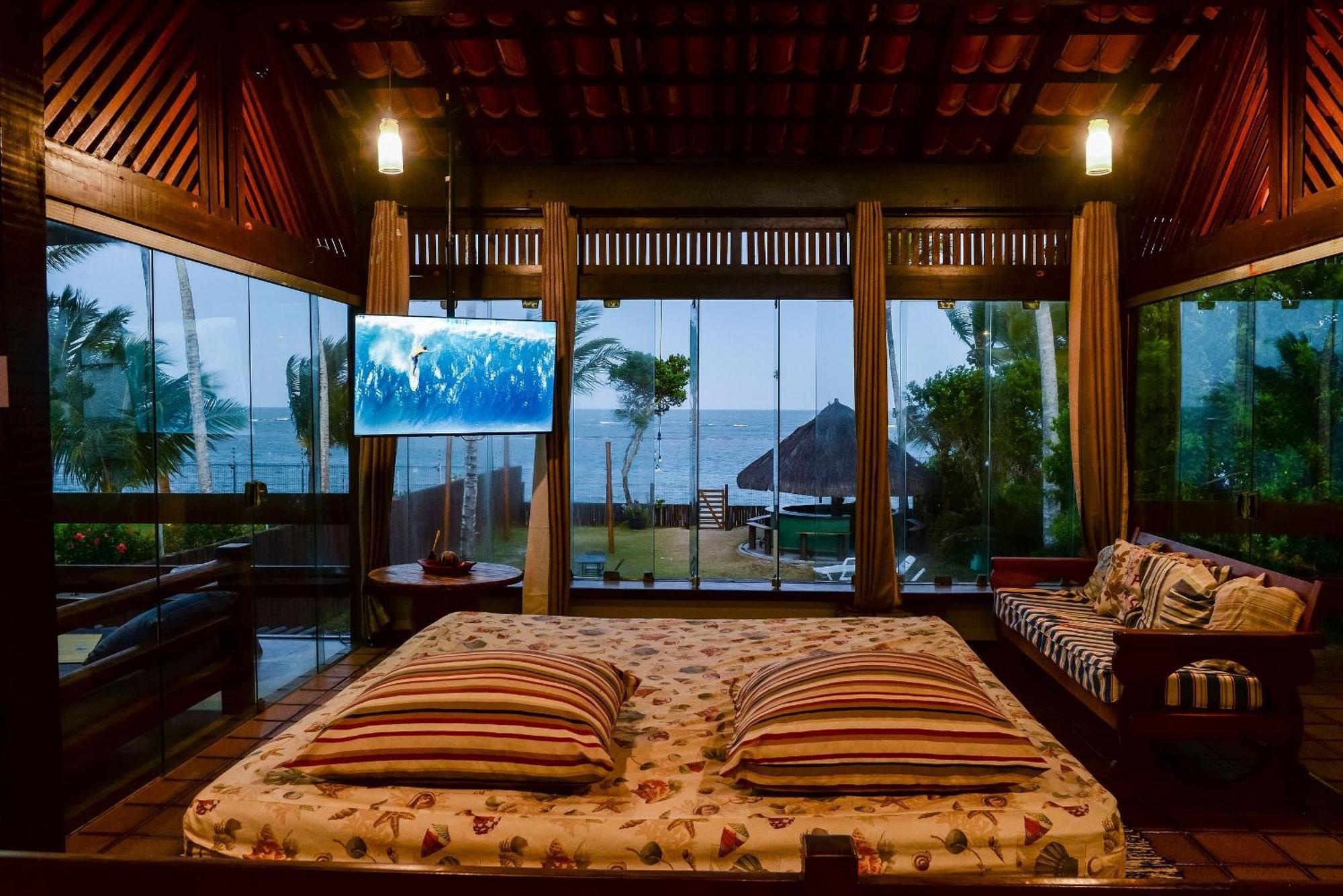 Casa De Frente Para A Praia - Arraial D' Ajuda Porto Seguro Exteriör bild