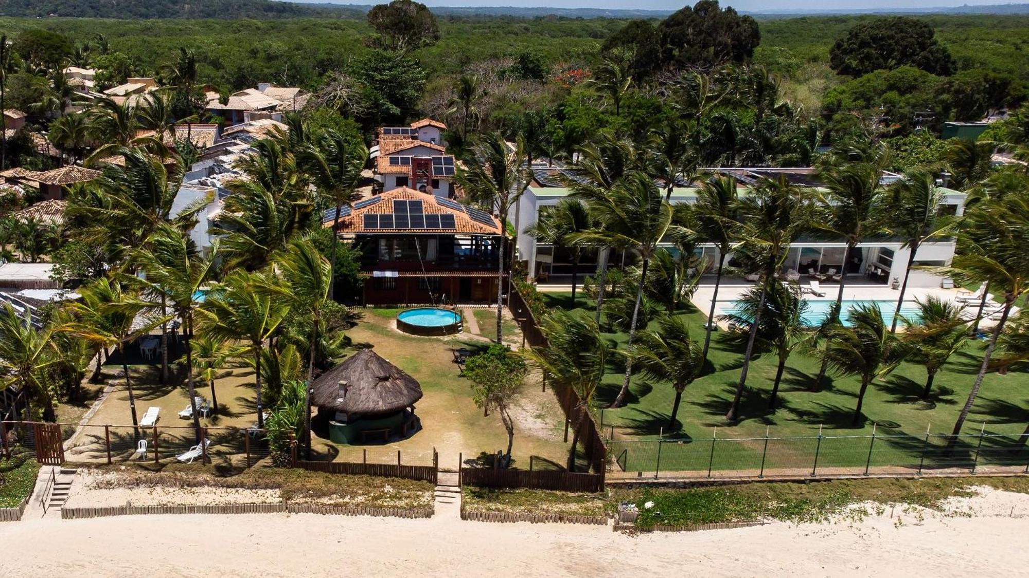 Casa De Frente Para A Praia - Arraial D' Ajuda Porto Seguro Exteriör bild