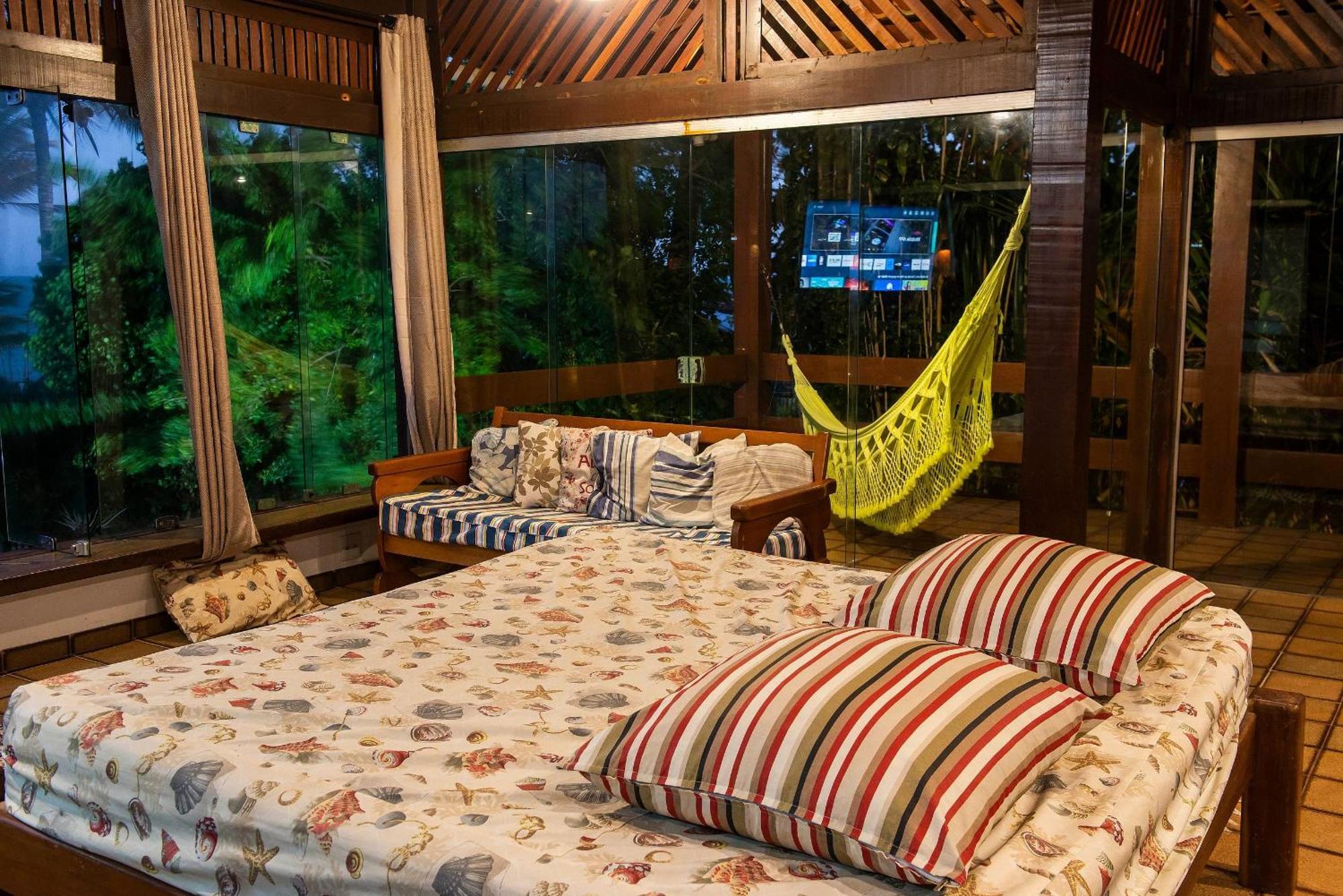 Casa De Frente Para A Praia - Arraial D' Ajuda Porto Seguro Exteriör bild